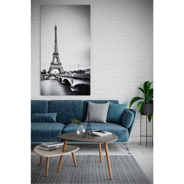 Комплект из двух журнальных столов «Стилгрей», 1200 ? 780 ? 455 мм, цвет белый