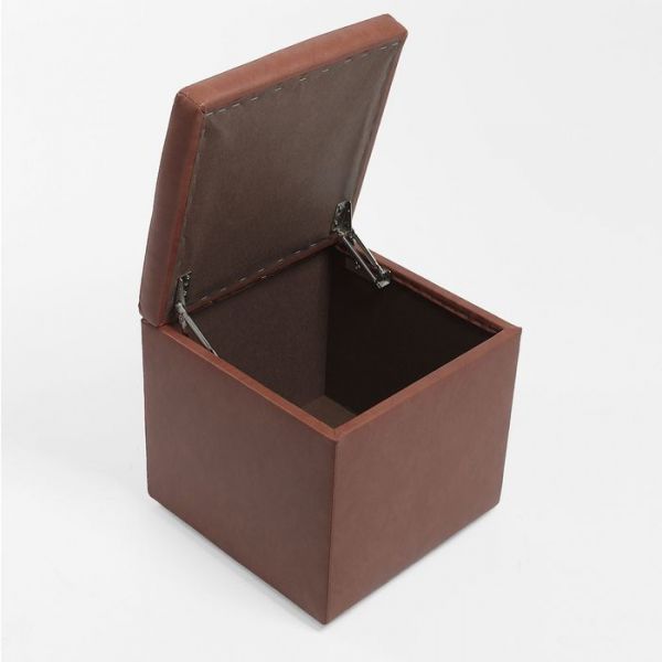 Банкетка КУБА 420*420*420, коричневый