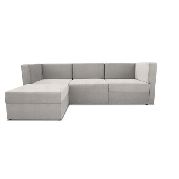 Диван модульный угловой «Бергамо», четыре секции, велюр, цвет shaggy linen