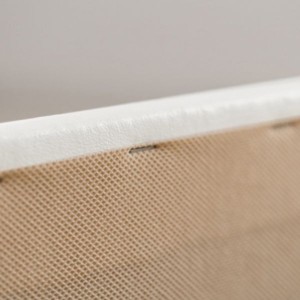 Кровать «Птичье гнездо» с ПМ, 1800 ? 2000, ортопед. основание, экокожа, взбитые сливки