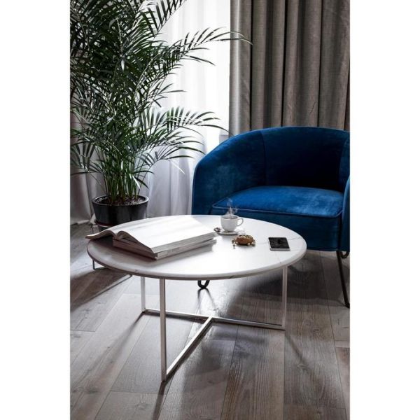 Стол журнальный «Маджоре», 800 ? 800 ? 390 мм, МДФ, цвет серый мрамор