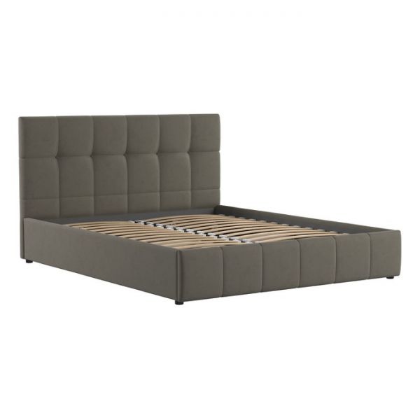 Кровать Хлоя, 1600х2000, ортопедическое осн+ПМ, Макс/Перламутрово-коричневый