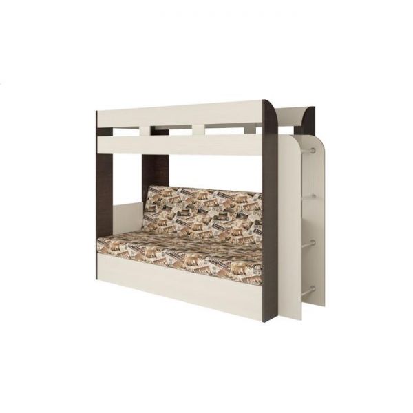 Кровать Карамель-75 1900х800 Лас-Вегас/Сосна карелия/ Венге магия