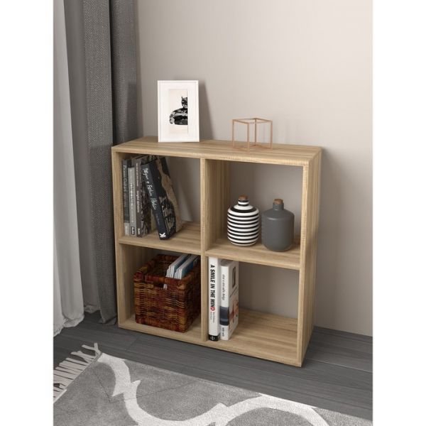 Стеллаж квадро «Салоу», 696 ? 320 ? 716 мм, цвет дуб сонома