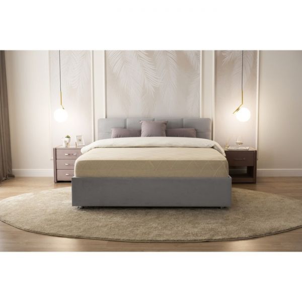 Кровать «Птичье Гнездо» с ПМ, 140 ? 200 см, ортопедическое основание, 1 ящик, velutto 51