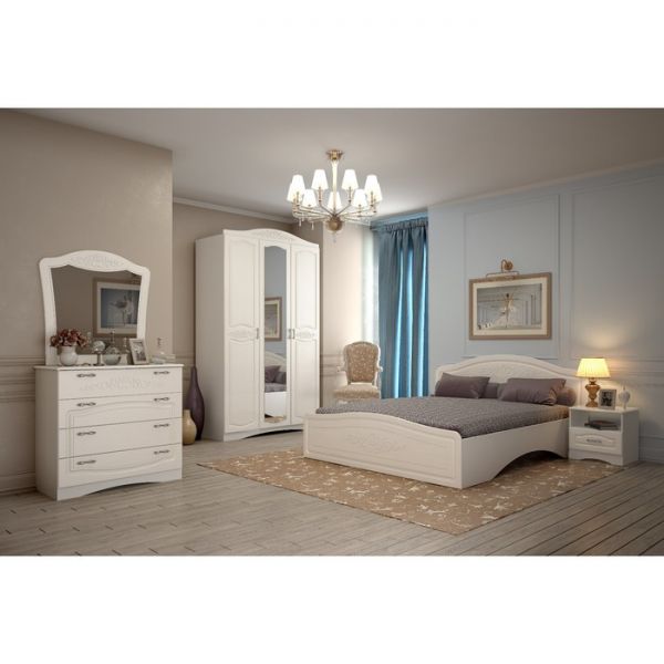 Зеркало настенное Виола-2, 834х20х847, Ясень жемчужный