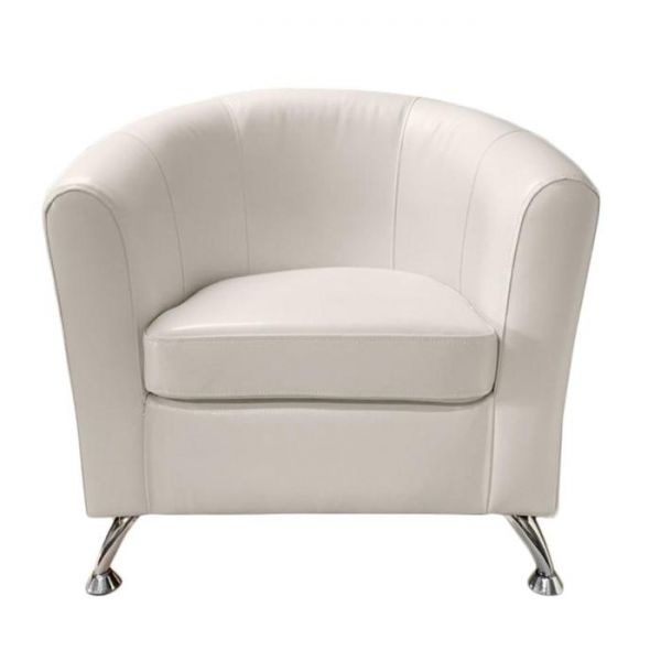 Кресло "Во" экокожа TEOS MILK