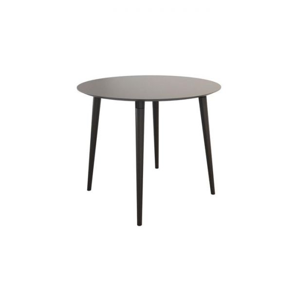 Стол обеденный Сканди-2 900х900х750 белый/светлый лак