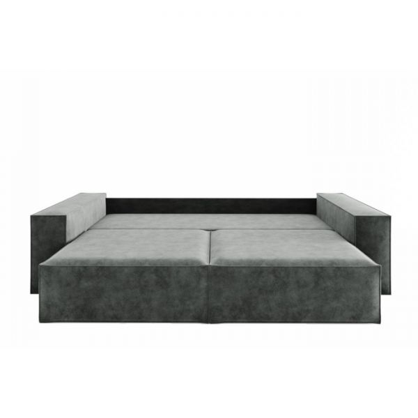 Прямой диван «Хилтон», механизм выкатной, велюр, цвет селфи 01