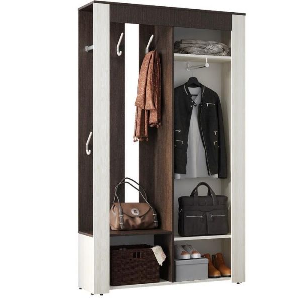 Прихожая Франк 1202х330х2000 венге/сосна лоредо