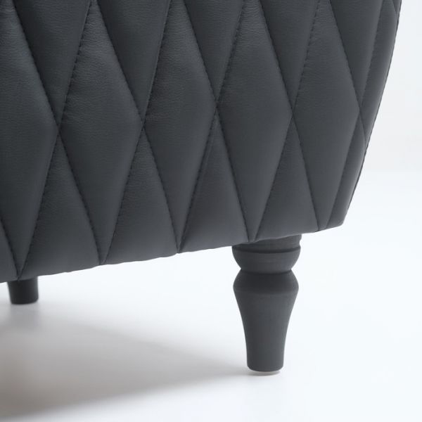 Кресло "Буно" экокожа черный