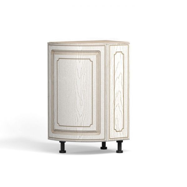 Шкаф напольный завершающий Анжелика 320х576х820Дуб молочный/Ясень