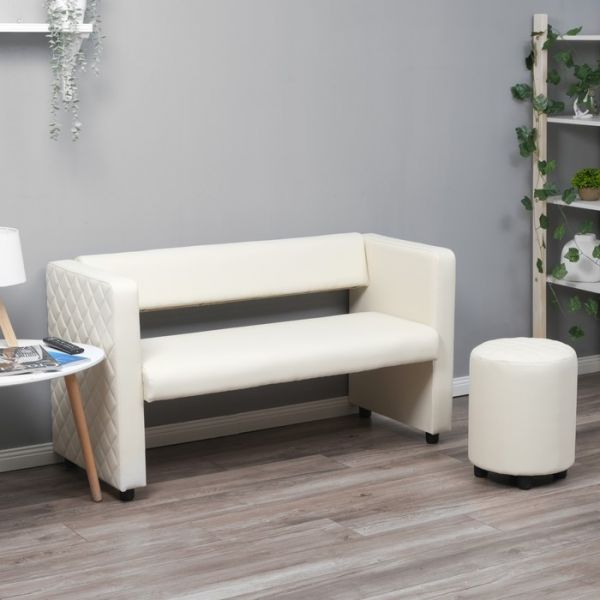 Пуф "Йокки", экокожа черный