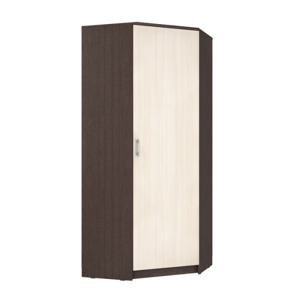Шкаф угловой ШУ 2100х900х900 Дуб выбеленный/Венге