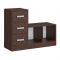 Обувница «Уфимка 3», 974 ? 355 ? 744 мм, цвет венге