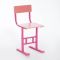 Растущая парта со стулом T21, розовая, ростовая группа №3-4