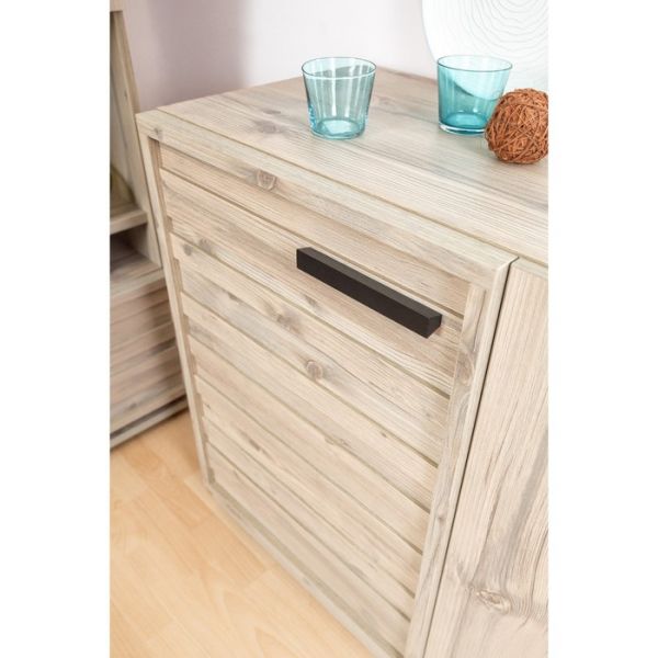 Тумба Nature 5, 1714 ? 445 ? 833 мм, цвет гаскон пайн / чёрный