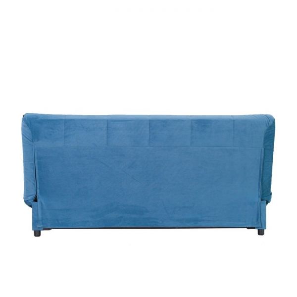 Прямой диван «Осло», механизм книжка, велюр, цвет серый