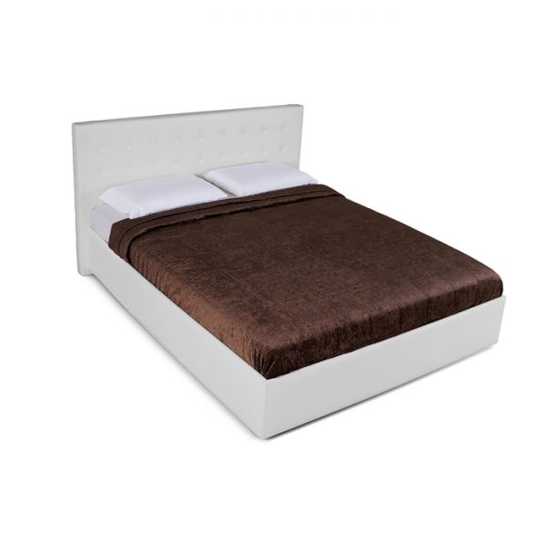 Кровать «Космопорт» с ПМ, 140 ? 200 см, ортопедическое основание, цвет взбитые сливки