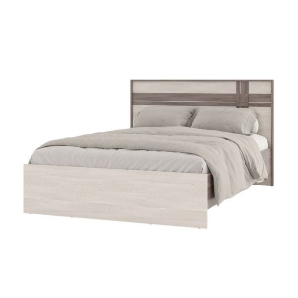 Кровать ПРЕЗЕНТ, 1400х2000, Бодега темный/светлый МДФ бодега темный