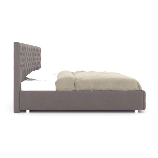 Кровать «Купол тысячелетия» без ПМ, 140 ? 200 см, ортопед. основание, цвет Bravo Grey