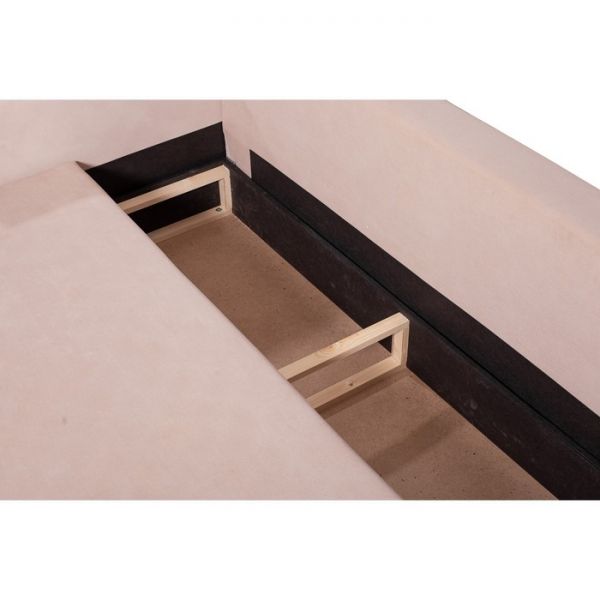 Прямой диван «Киото», механизм еврокнижка, велюр, цвет бежевый