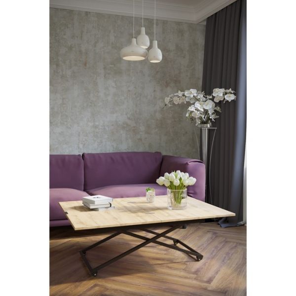 Стол трансформируемый «Андрэ Loft», 850 (1100) ? 550 (850) ? 400 (725) мм, ЛДСП, белый