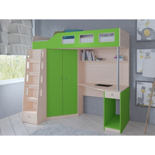 Детский комплекс «Астра 7», цвет дуб молочный/дуб молочный