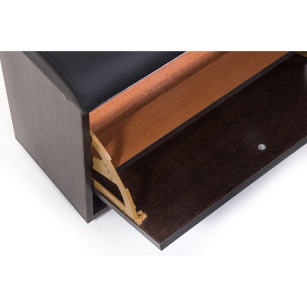 Обувница МС 1(118), 620х300х460, Венге/Черный