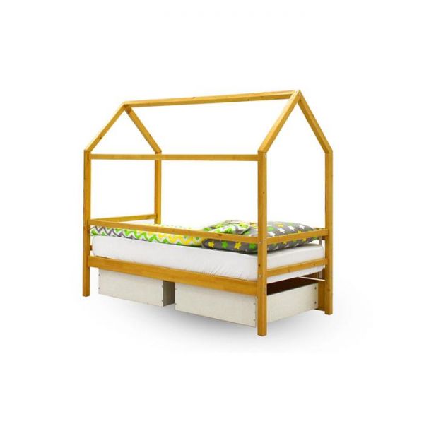 Детская кровать-домик Бельмарко Svogen дерево