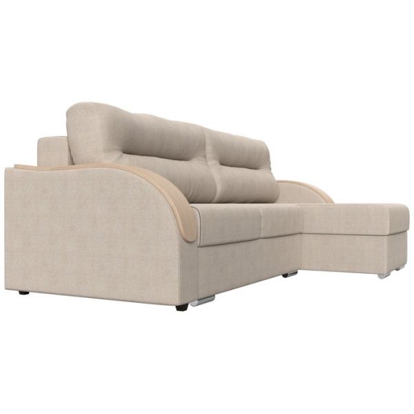 Угловой диван «Дарси», механизм еврокнижка, рогожка, цвет корфу 02