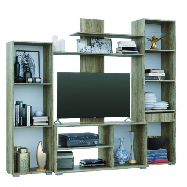 Гостиная №6 1780x450x1700 Каньон/Цемент светлый