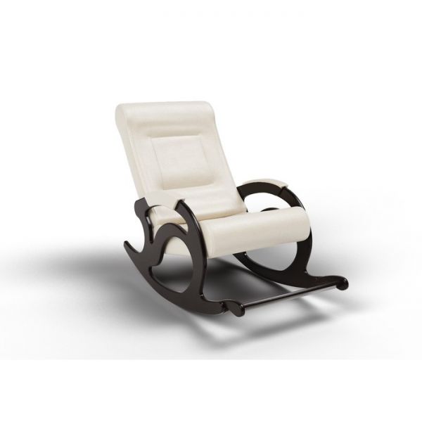 Кресло-качалка «Тироль», 1320 ? 640 ? 900 мм, экокожа, цвет крем