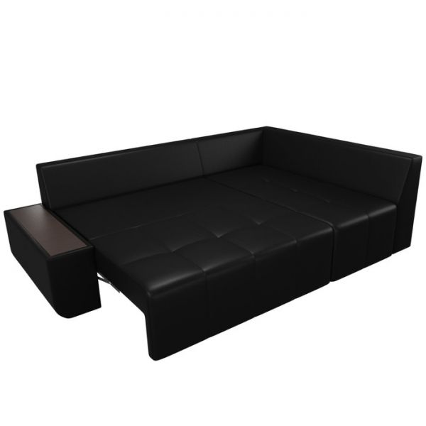 Угловой диван «Амадэус», правый угол, экокожа, цвет бежевый