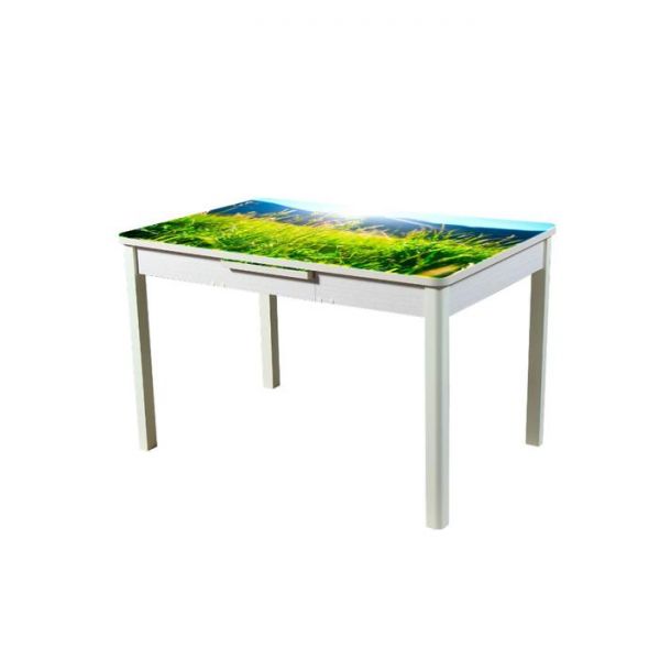 Стол "Люкс" раздвижной, 1200(1520)х800 мм, стекло, автоматический подъем, 245224078