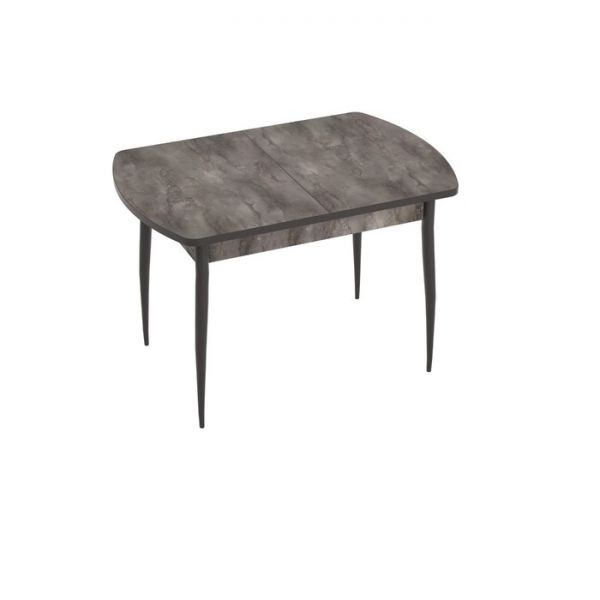 Раздвижной стол «Орфей 9», 1100/1400 ? 750 ? 754 мм, пластик, цвет тиснение слюда светлый