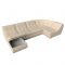 П-образный модульный диван «Холидей», механизм дельфин, экокожа, цвет бежевый