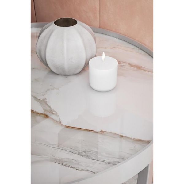 Стол журнальный «Тайлер», 555 ? 555 ? 450 мм, цвет сахара нуар / чёрный матовый