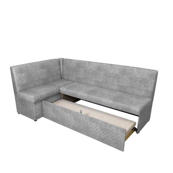 Кухонный уголок «Фантазия», левый угол, цвет эмилия смок