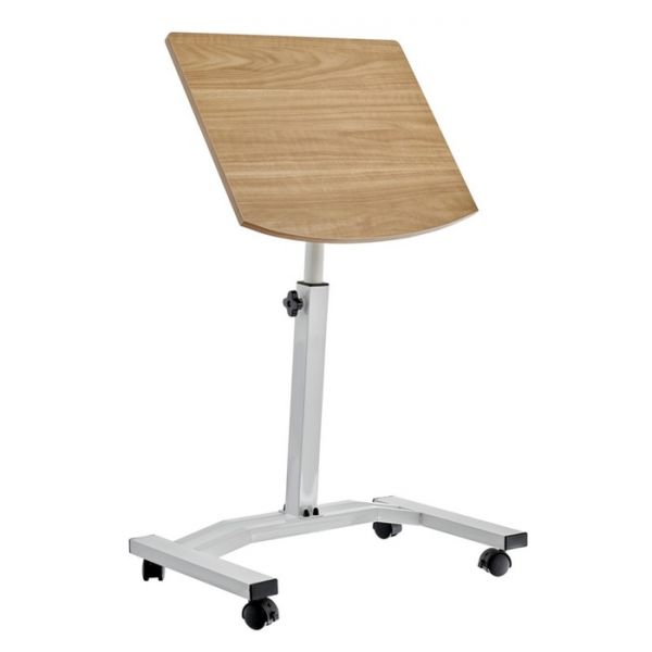 Стол  «Ролет», многофункциональный на колёсах, мдф, металл, цвет тёмное дерево / чёрный