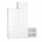 Шкаф 2х ств КЕОС с 3мя ящиками, 600х400х1800, Белый
