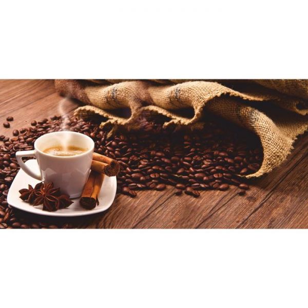 Обеденный стол «Голд», раздвижной, стекло, вставка бабочка, подстолье венге, ветка вишни