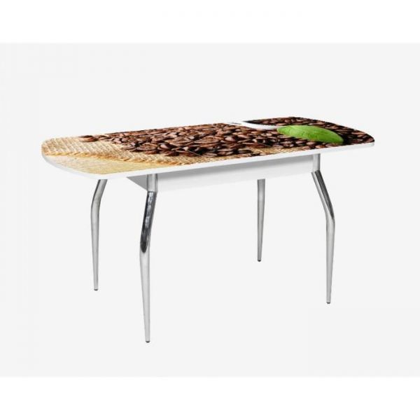 Стол раздвижной «Грация 2», 1200(1550) ? 800 ? 750 мм, глянец, хром, цвет венге/183736490