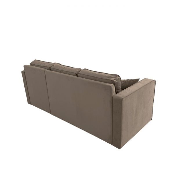 Угловой диван «Фаворит», механизм дельфин, цвет бинго бежевый