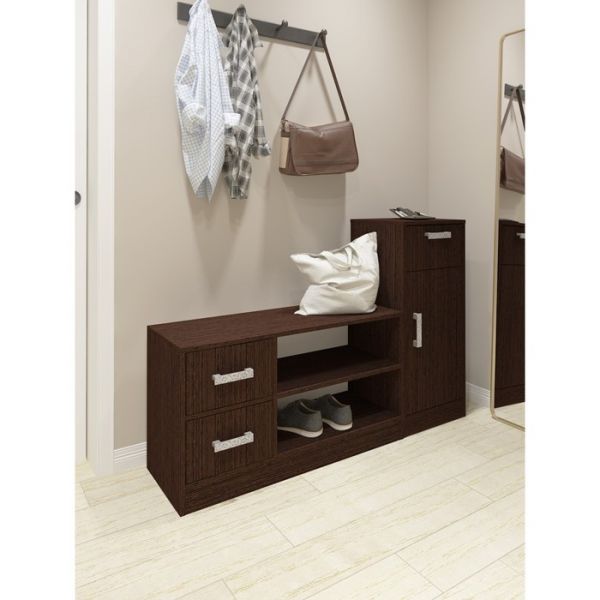 Обувница «Уфимка 2», 970 ? 355 ? 530 мм, цвет венге