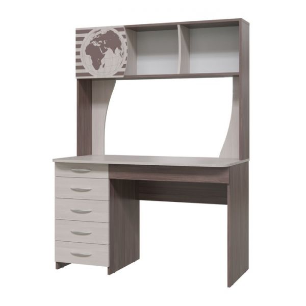 Стол рабочий СИГМА 1205х605х1660 Бодега темный/светлый