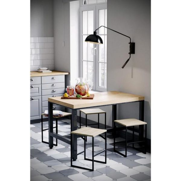 Табурет «Рокс», 335 ? 335 ? 455 мм, цвет дуб американский