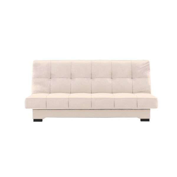 Прямой диван «Осло», механизм книжка, велюр, цвет бежевый