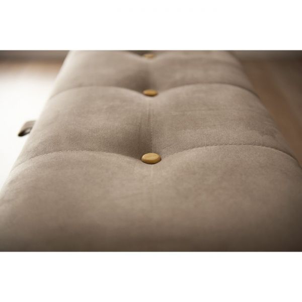 Банкетка прямоугольная «Олимпия», с ПМ, велюр, цвет velutto 05