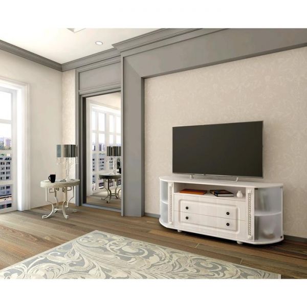 Тумба ТВ «Азалия», 1500 ? 400 ? 637 мм, цвет бодега белая